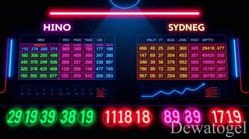 Data Sydney Warna Paito